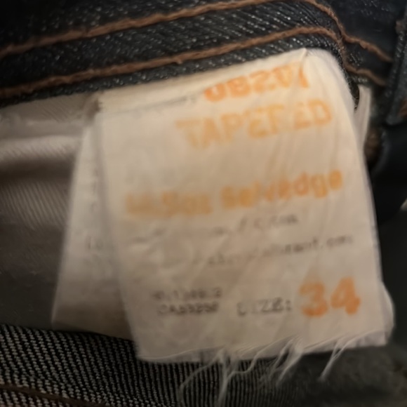 Standard Issue Selvedge Denim 34 x 32 - Picture 2 of 4